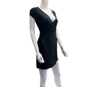 La Hearts Wrap Mini Dress